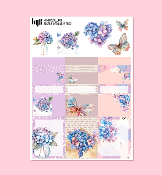 2542 BOXES & DECO HYDRANGEA
