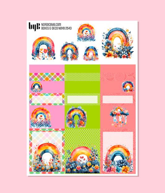 2543 BOXES & DECO RAINBOW