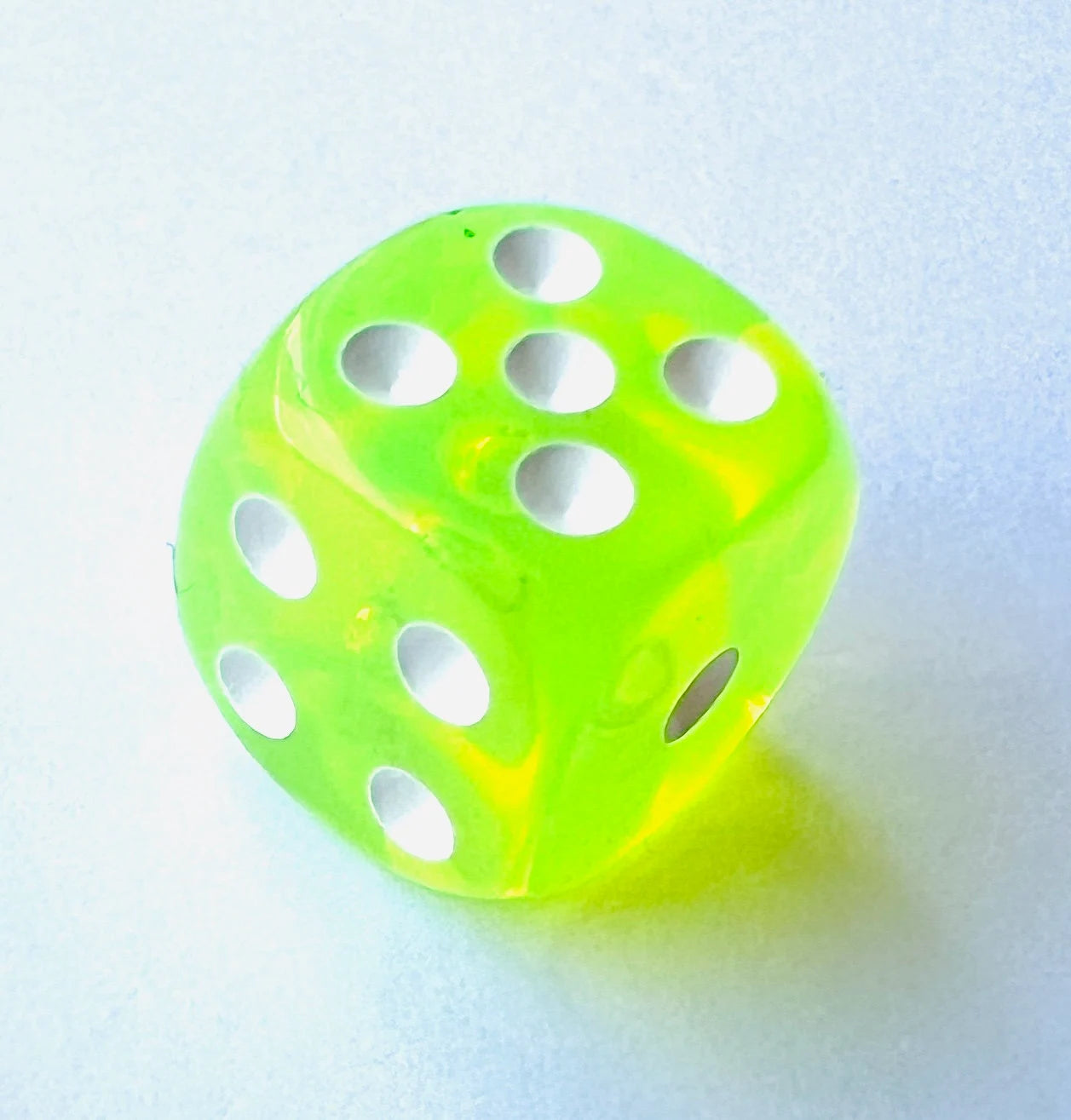 Colored Dice - 4 translucent "neon" colors - 4 pack or singles