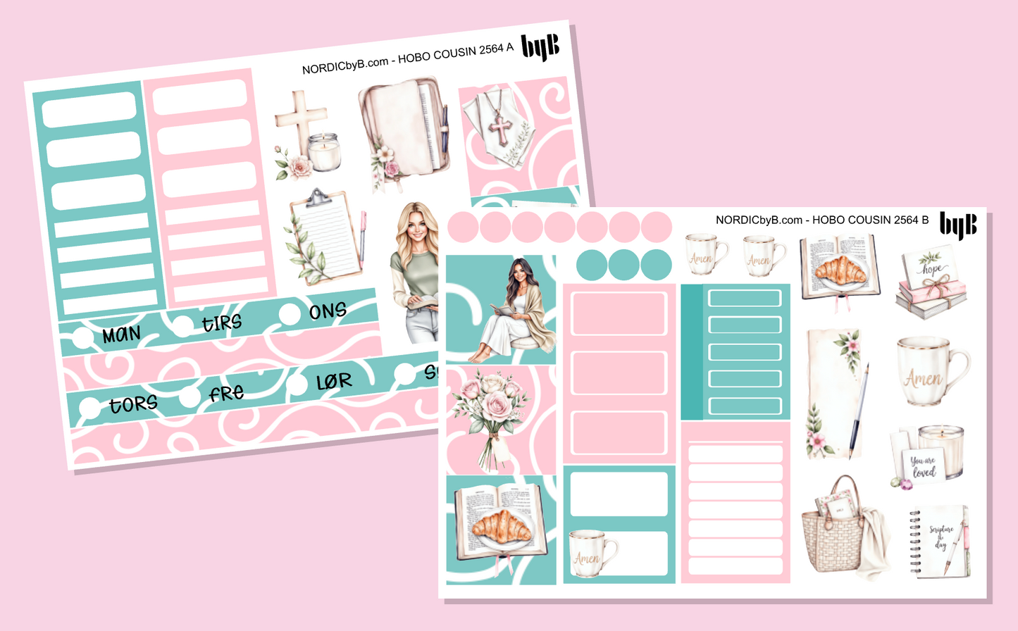 2564 Hobonichi Techo Cousin Kit - 2 ark