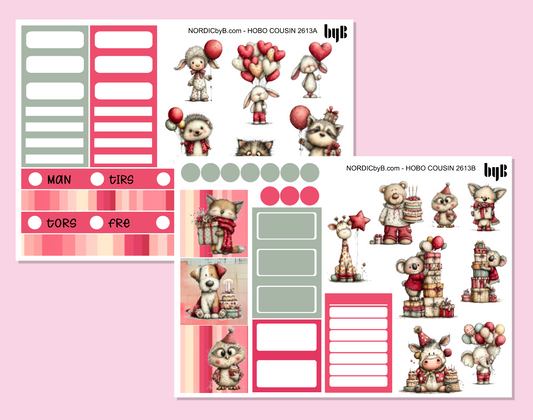 2613 Fun Party Hobonichi Techo Cousin Kit - 2 ark
