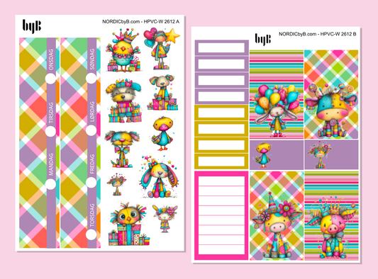 KIT 2612 - 2 SHEET KIT - HAPPY PLANNER CL.VERT.