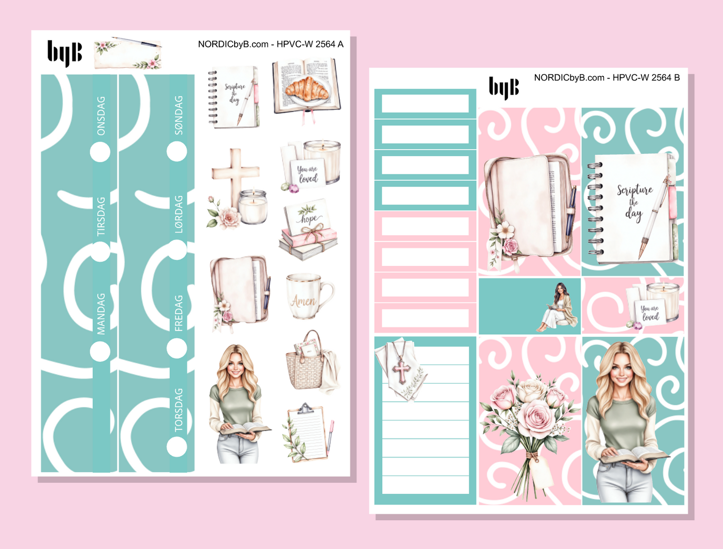KIT 2564 - 2 SHEET KIT - HAPPY PLANNER CL.VERT.