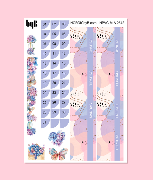 KIT 2542 MONTH PAGE - HAPPY PLANNER CL.VERT.