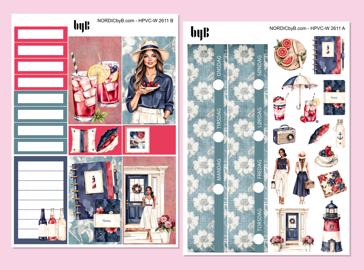 KIT 2611 - 2 SHEET KIT - HAPPY PLANNER CL.VERT.