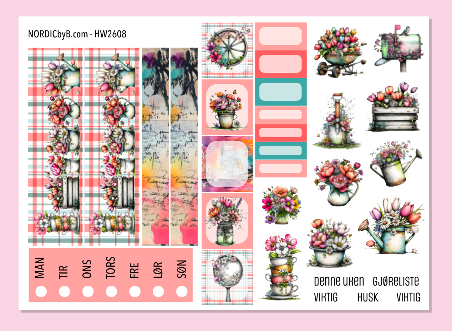 2608 Vibrant Spring Hobonichi Weeks MiniKit