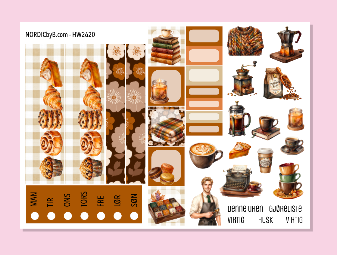2620 Fall Coffee Hobonichi Weeks MiniKit