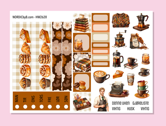 2620 Fall Coffee Hobonichi Weeks MiniKit