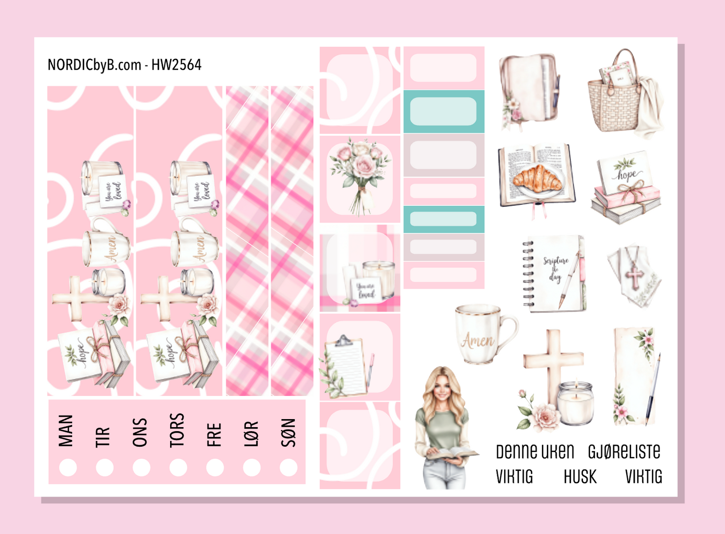 2564 Faith Hobonichi Weeks MiniKit