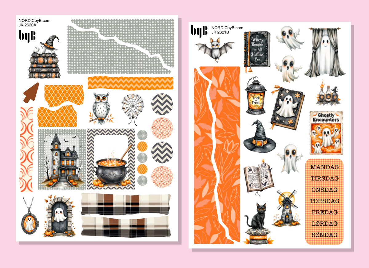 2621 Happy Halloween Journaling Kit - 2 ark