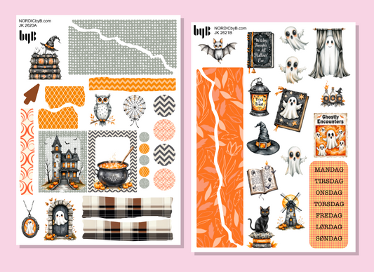 2621 Happy Halloween Journaling Kit - 2 ark