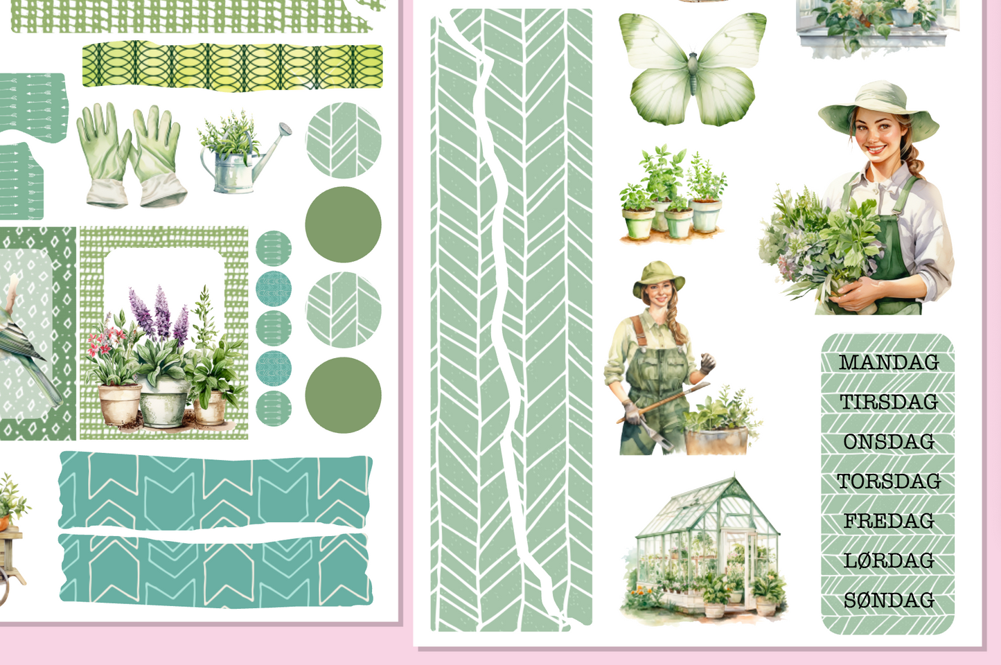 2606 Green Spring Journaling Kit - 2 ark