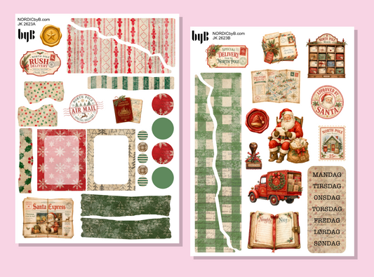 2623 Christmas North Pole Journaling Kit - 2 ark