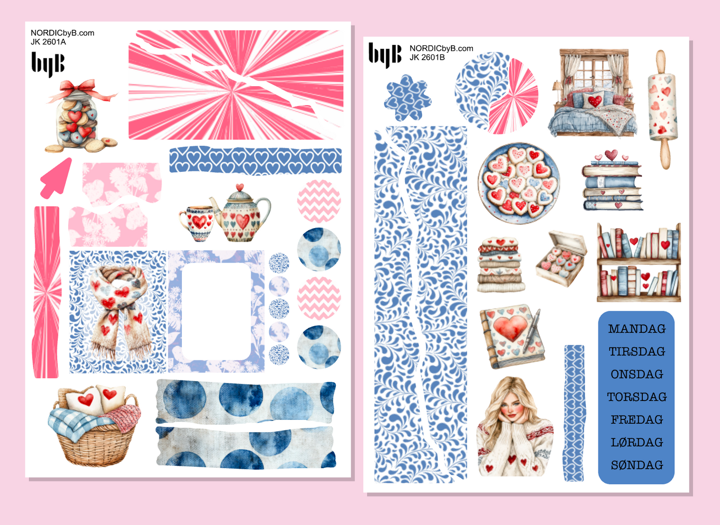 2601 Blue-ish Love Journaling Kit