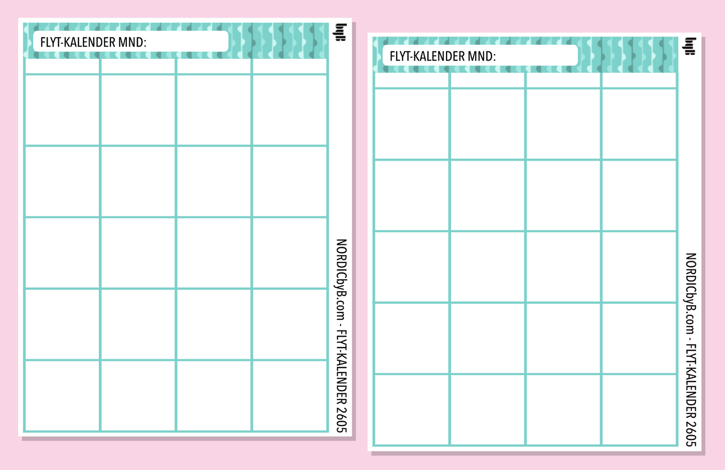 2605 FLYT-BUDSJETT for notatblokk - pakkedeal/enkeltark