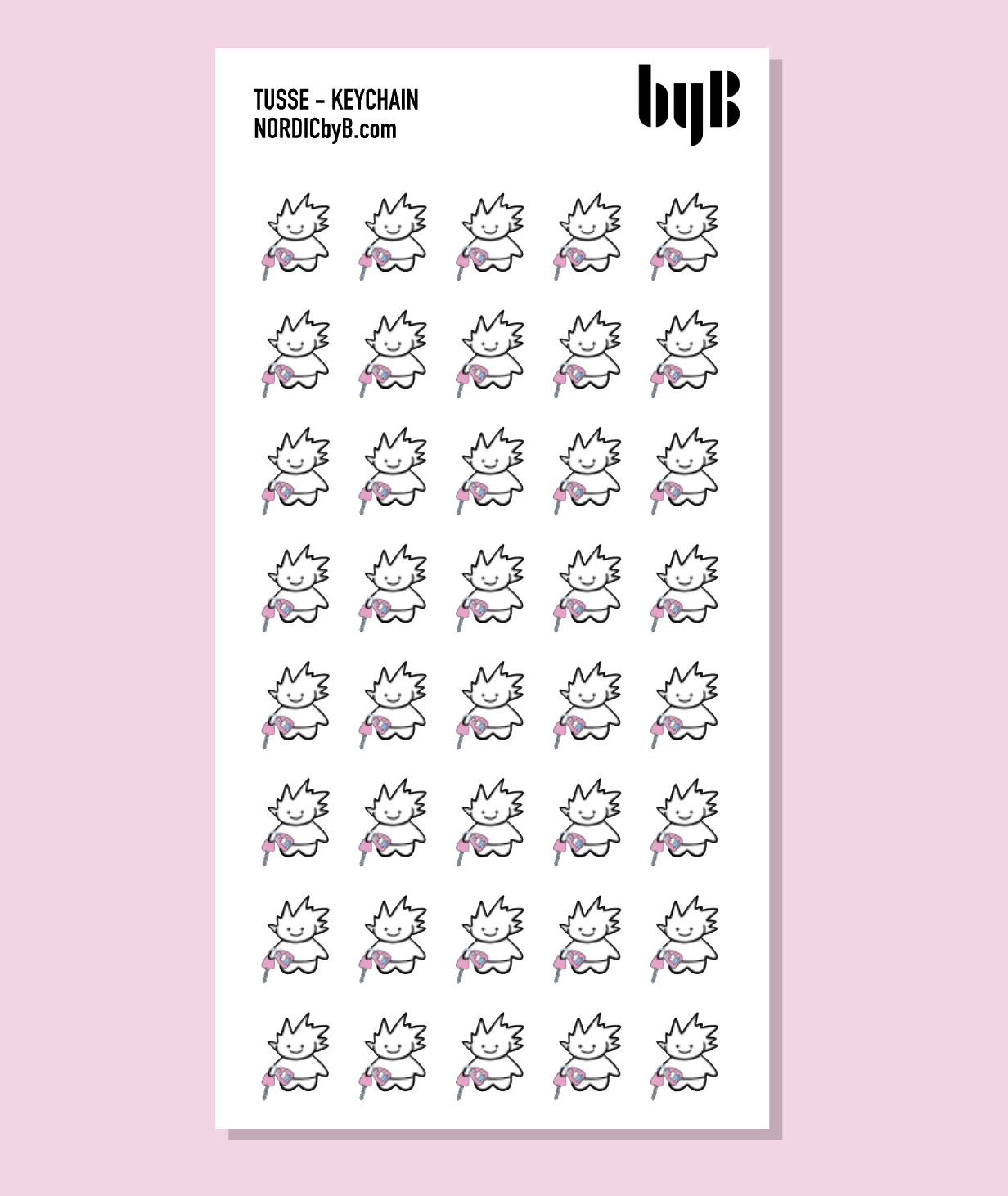 TUSSE KEYCHAIN (ikon)