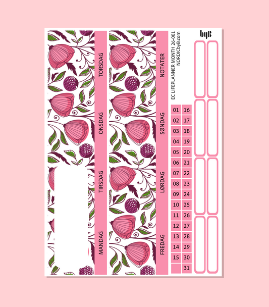 EC LIFEPLANNER MONTHLY PAGE LP M 26-001