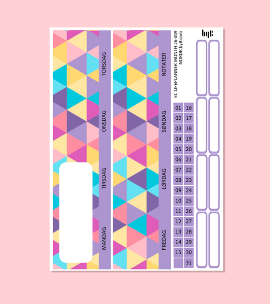 EC LIFEPLANNER MONTHLY PAGE LP M 26-009