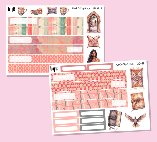 2617 - Sahara Vibe - Personlig Almanakk Kit 2 ark