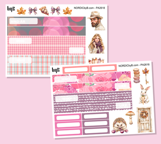 2618 - Country Fall - Personlig Almanakk Kit 2 ark