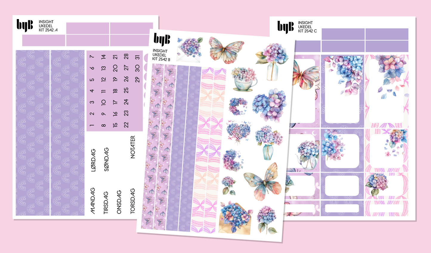 2542 INSIGHT PLANNER KIT - 3 ark