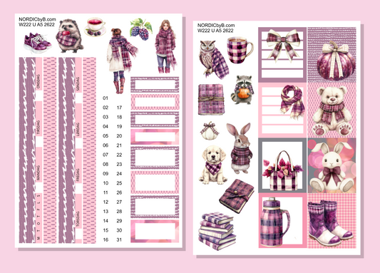 2622 Wonderland222 Unstacked A5 - Purple Autumn