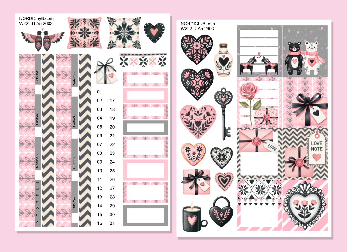 2603 Wonderland222 Unstacked A5 - HeartArt